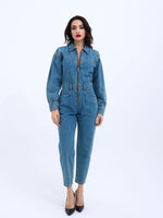 5752 Jeans-Overalls – Blau