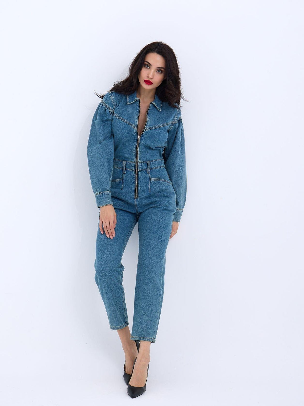 5752 Jeans-Overalls – Blau
