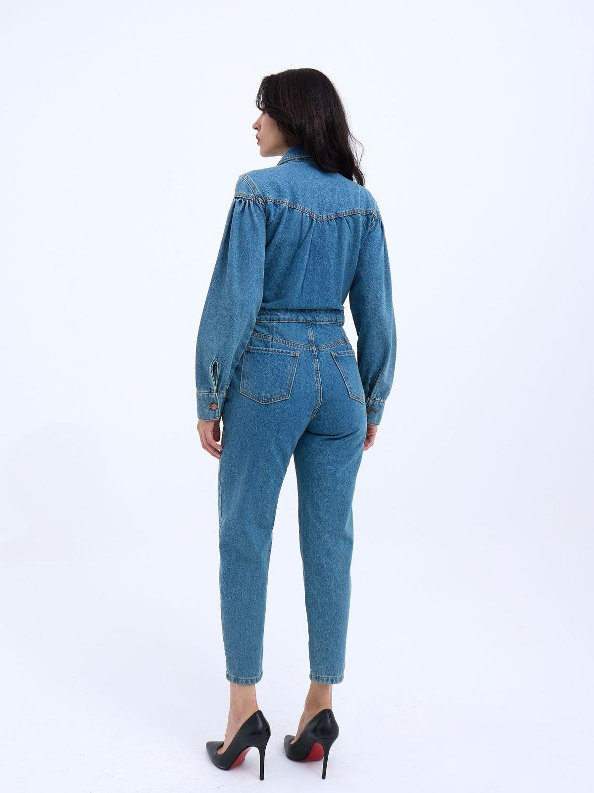 5752 Jeans-Overalls – Blau