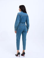 5752 Jeans-Overalls – Blau