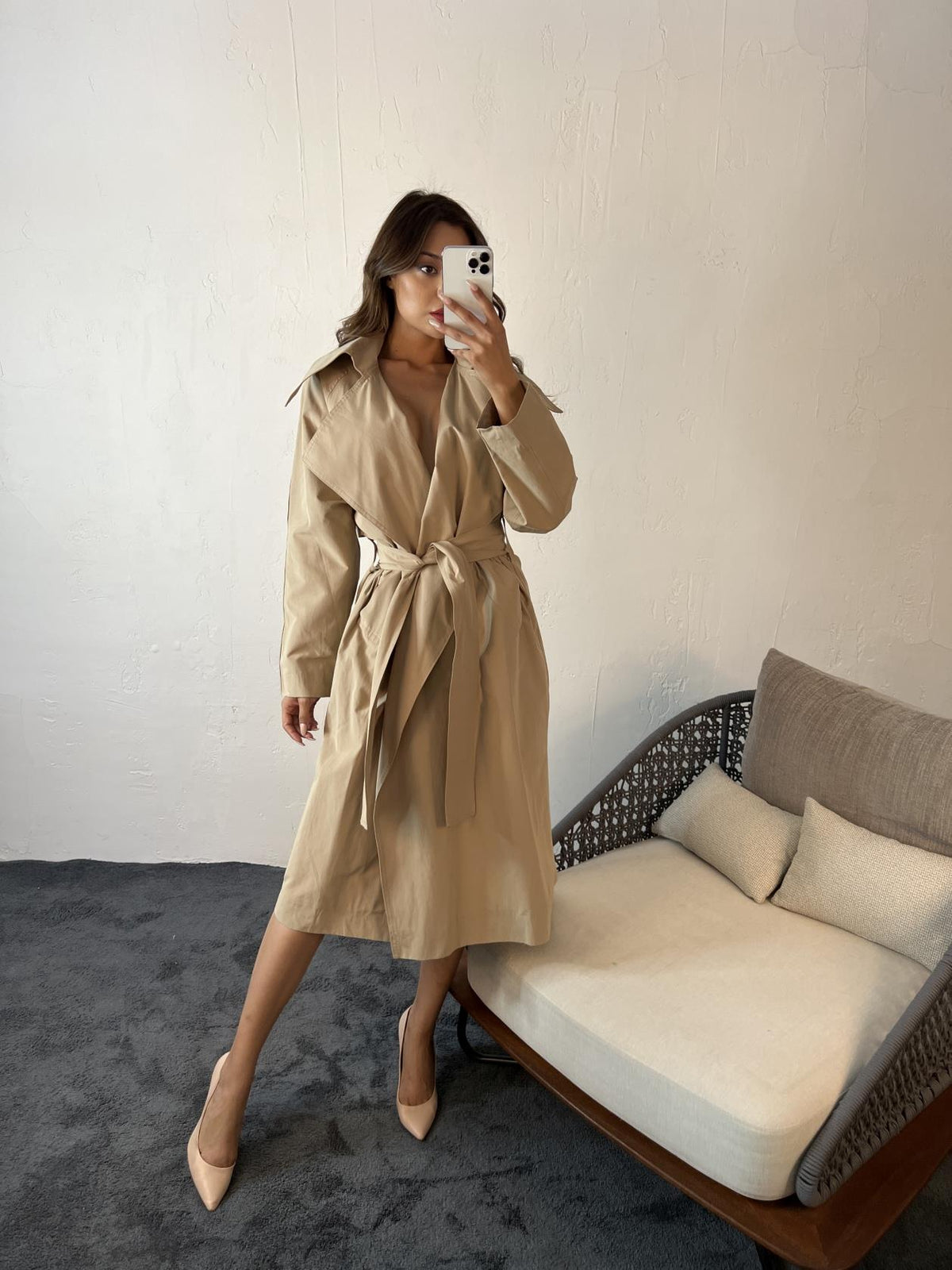 6100 TRENCHCOAT-BEIGE