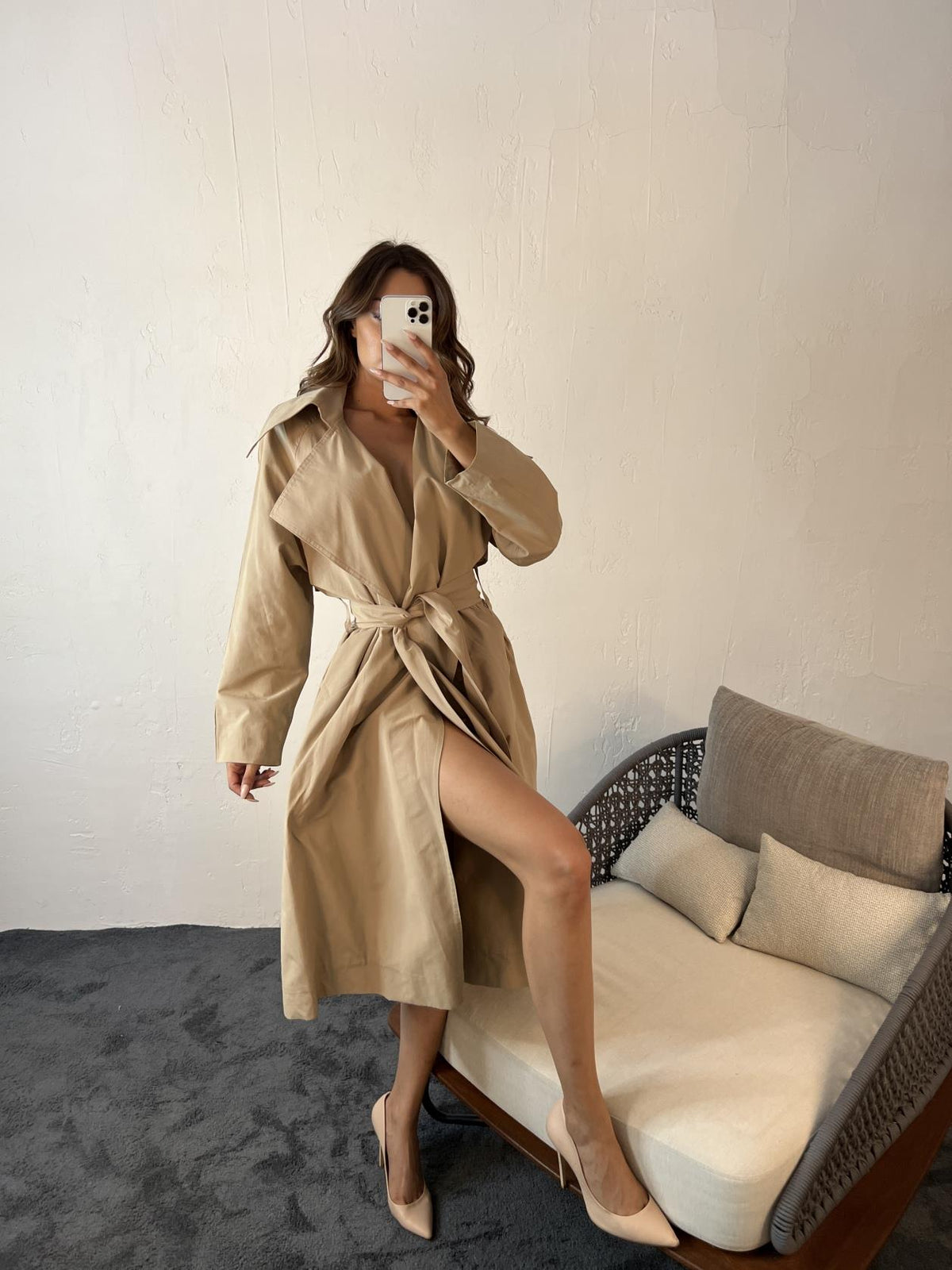 6100 TRENCHCOAT-BEIGE