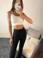 6143 DENİM TALL FLARE-SİYAH