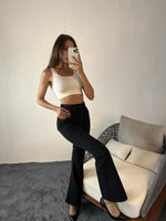 6143 DENİM TALL FLARE-SİYAH