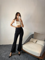6143 DENİM TALL FLARE-SİYAH