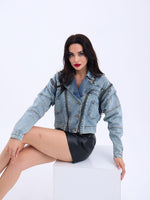 6160 Jeansjacke – Blau