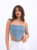 6222 KOT CROP-MAVİ