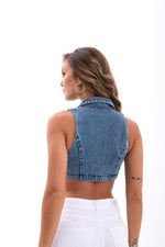 6244 Jeansweste, Blau