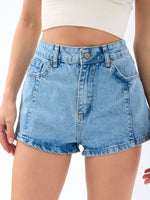 6263 Jeansshorts – Hellblau