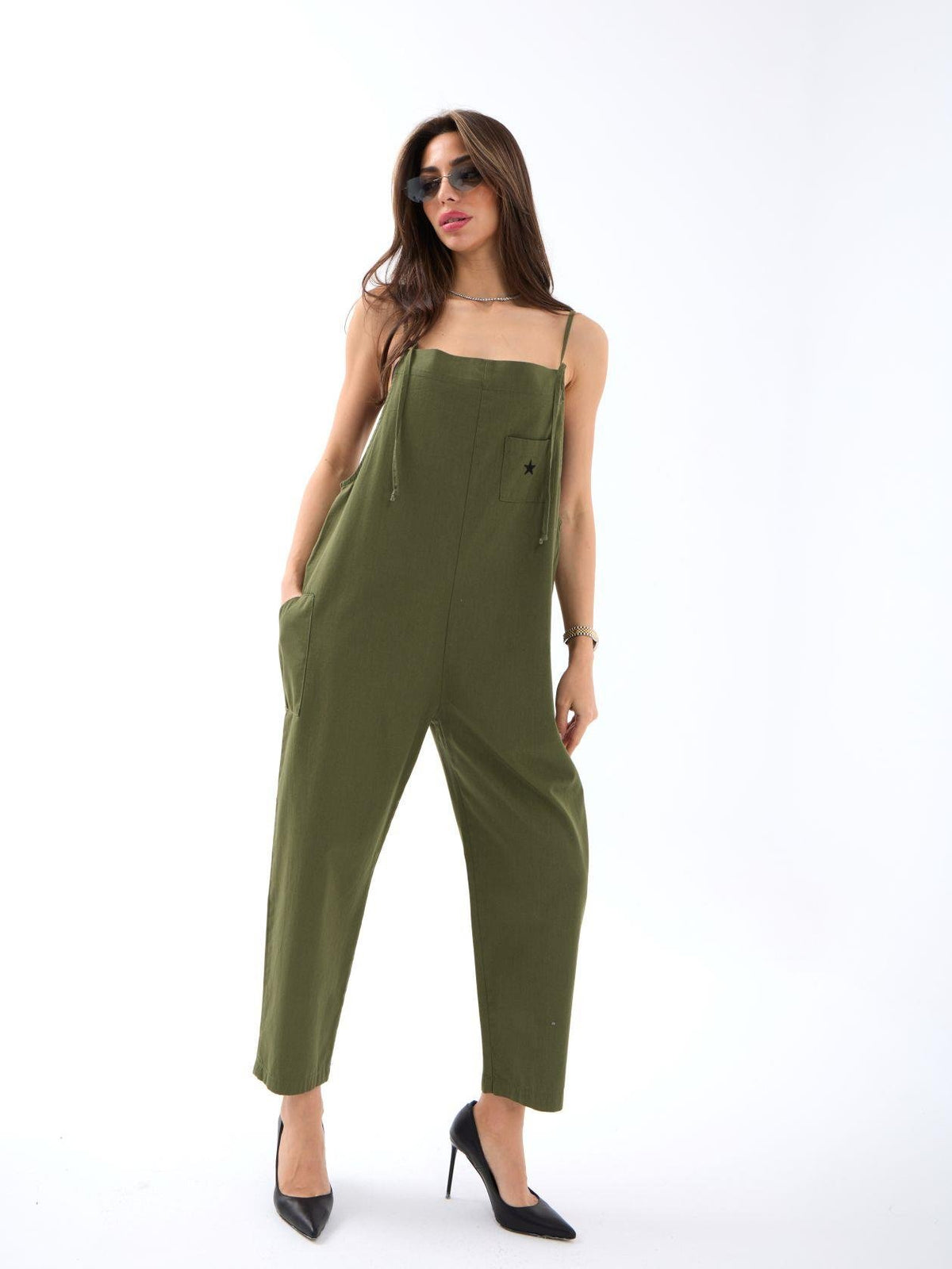 6483 OVERALLS-GRÜN