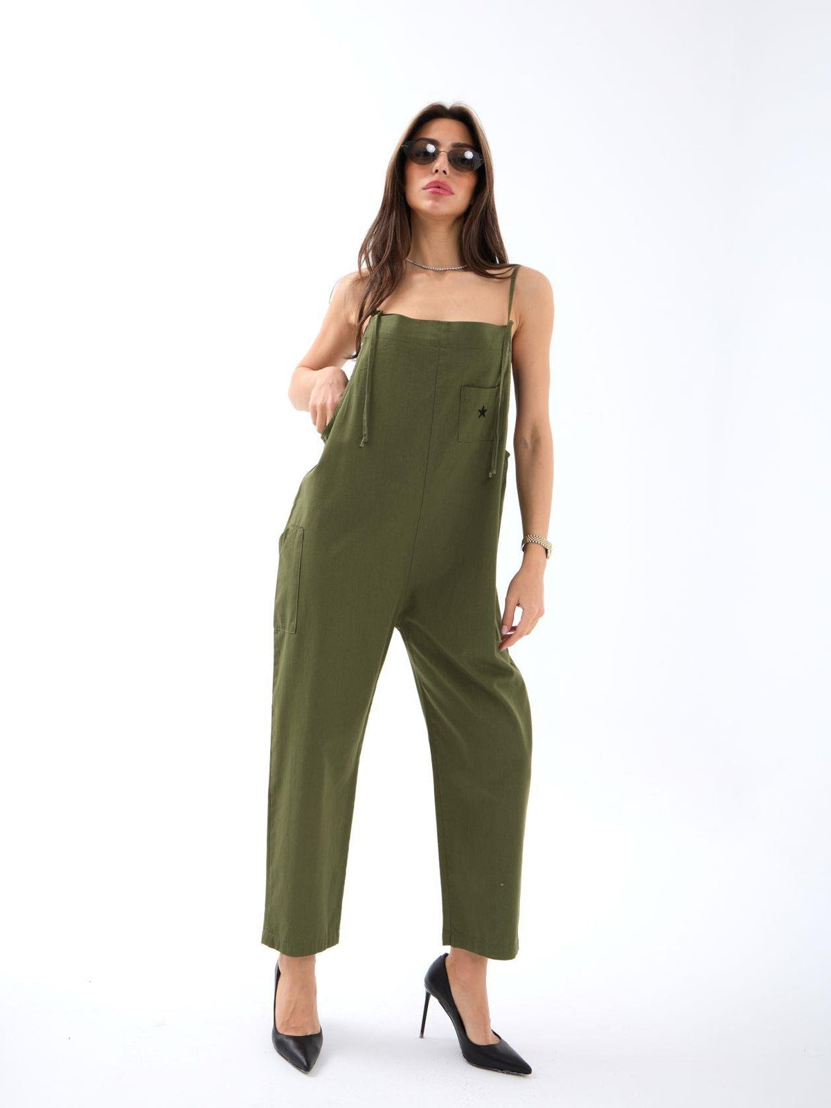 6483 OVERALLS-GRÜN