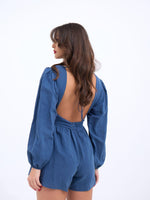 6528 JUMPSUIT-KLEID-INDIGO
