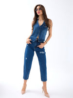 6532 KOT YELEK-MAVİ