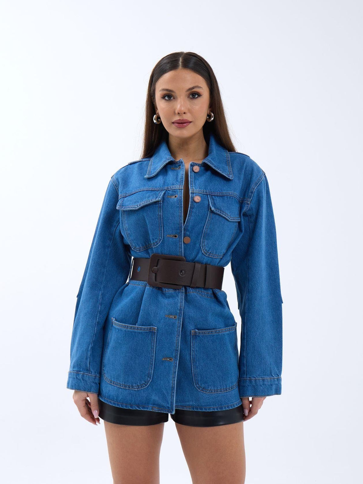 6578 Jeansjacke – Blau