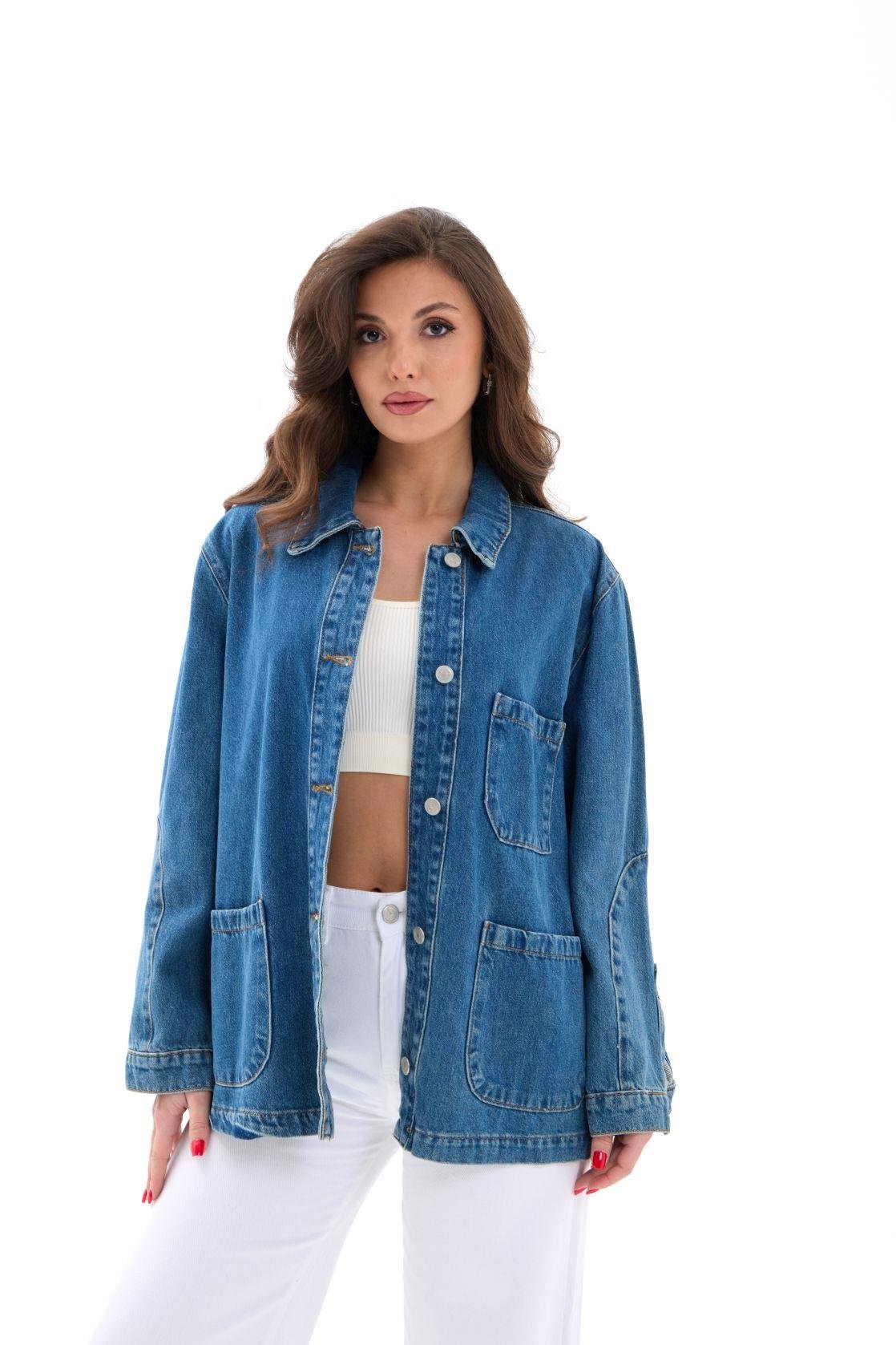 6614 Jeansjacke – Blau