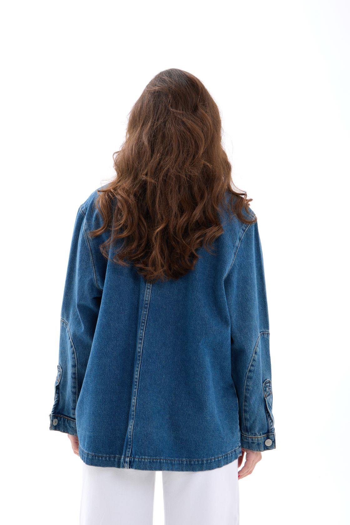 6614 Jeansjacke – Blau