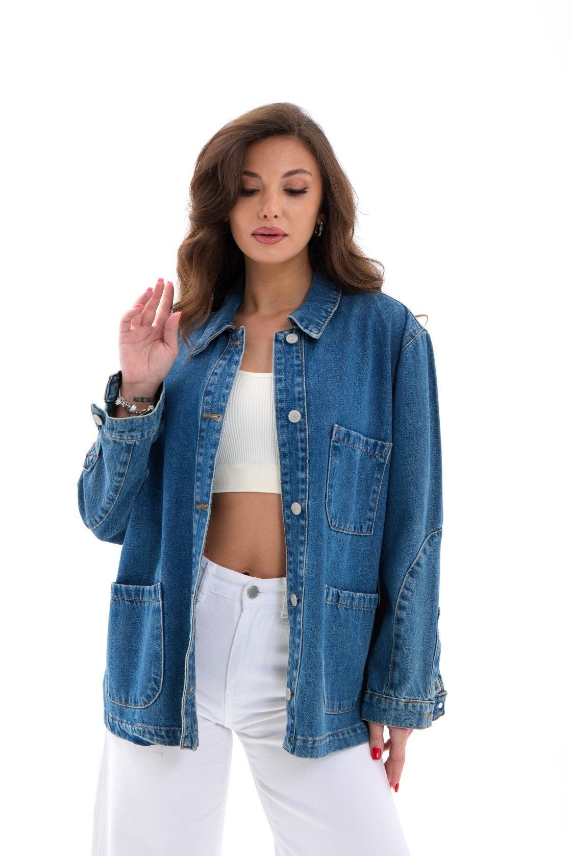 6614 Jeansjacke – Blau