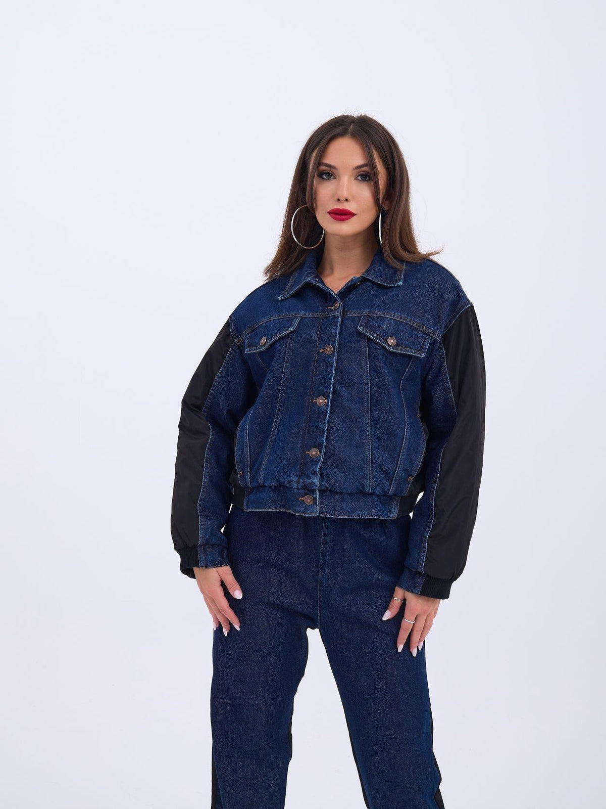 6615 Jeansjacke – Blau