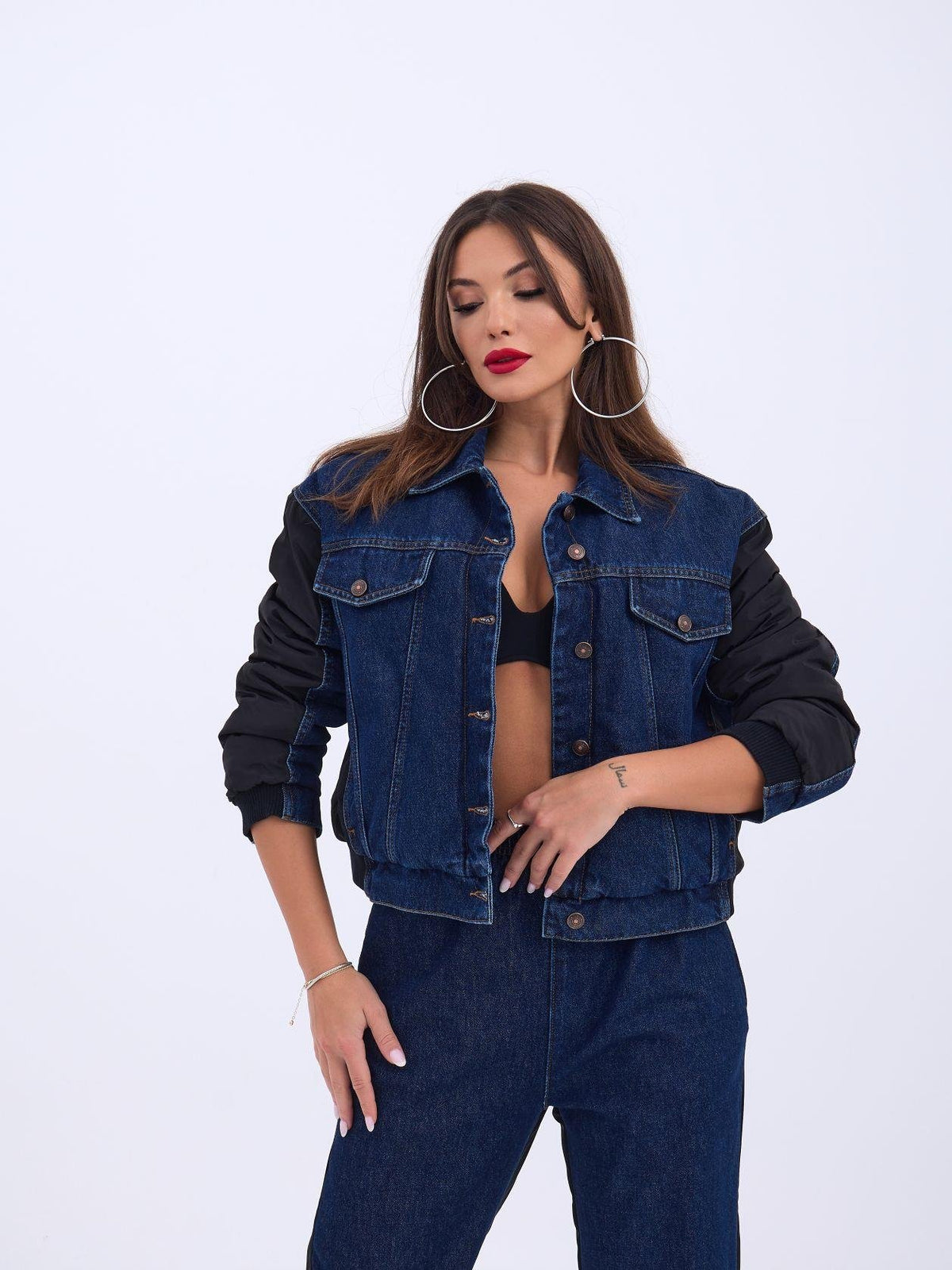 6615 Jeansjacke – Blau