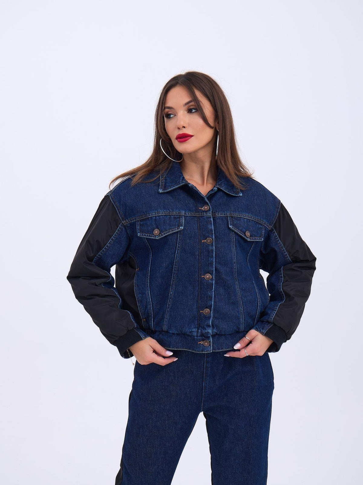 6615 Jeansjacke – Blau