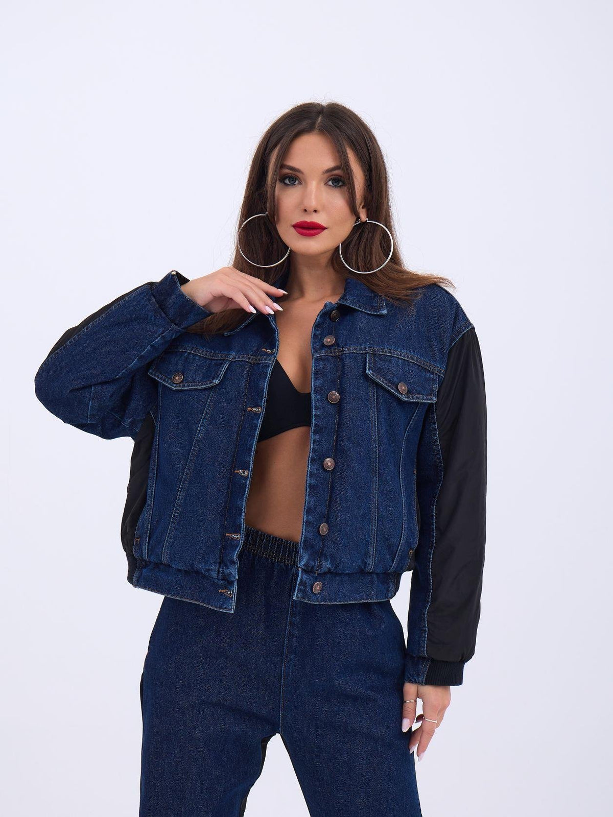 6615 Jeansjacke – Blau