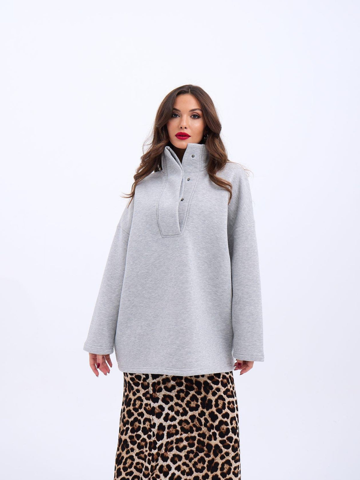 6616 SWEAT-GRAU