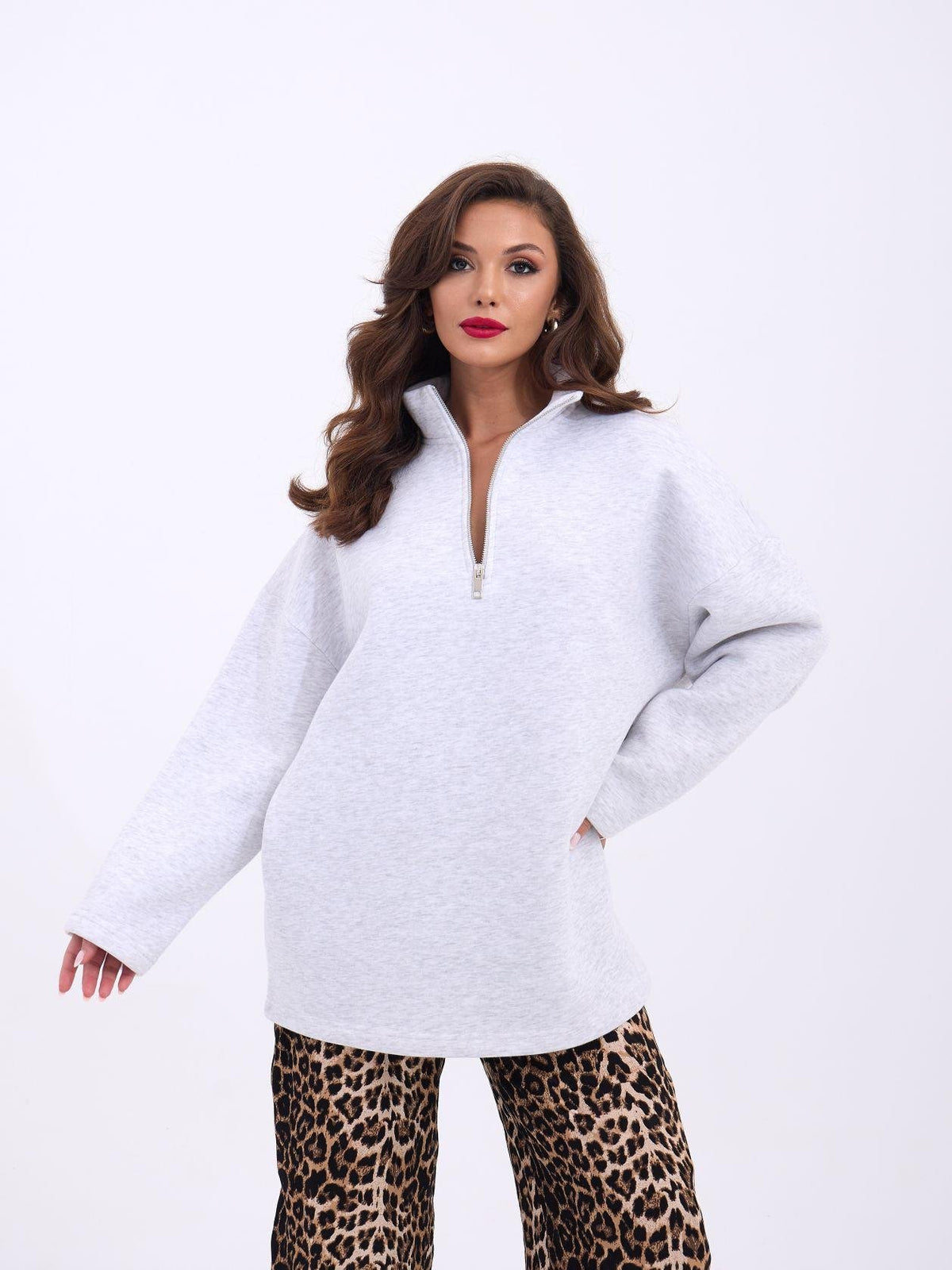 6617 SWEAT-SNOW MELANGE