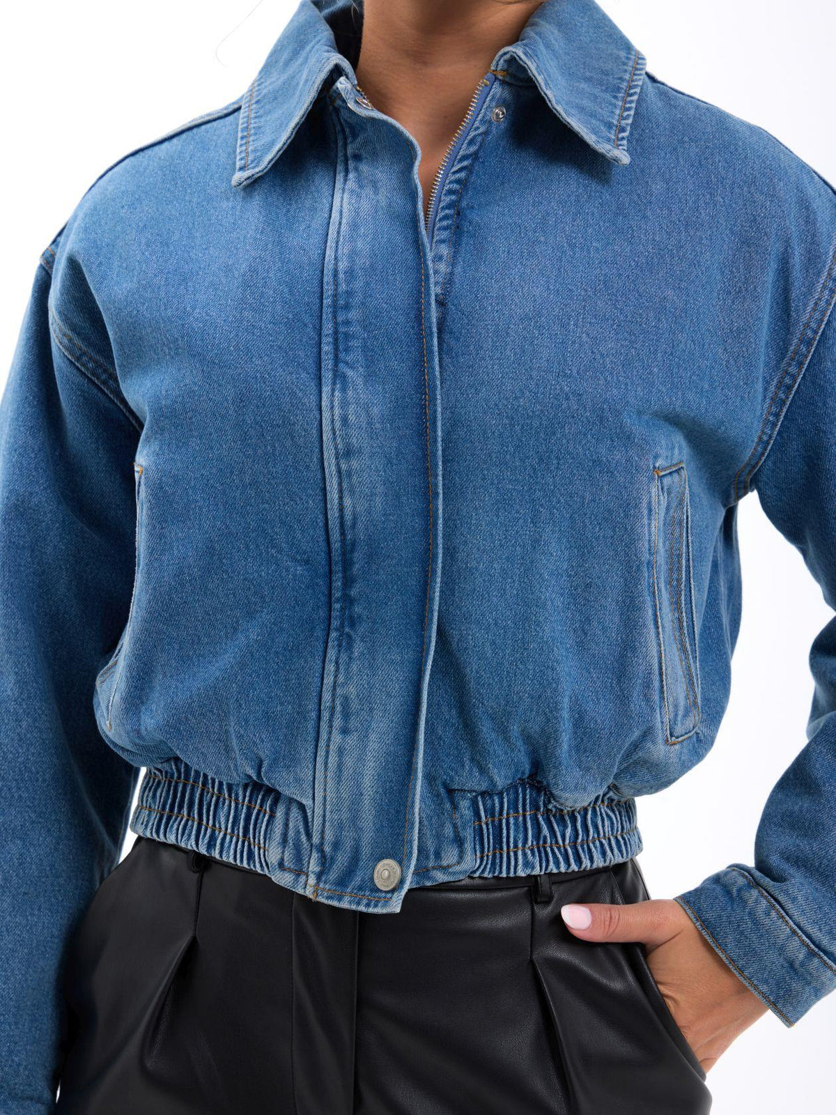 6701 Jeansjacke – Blau