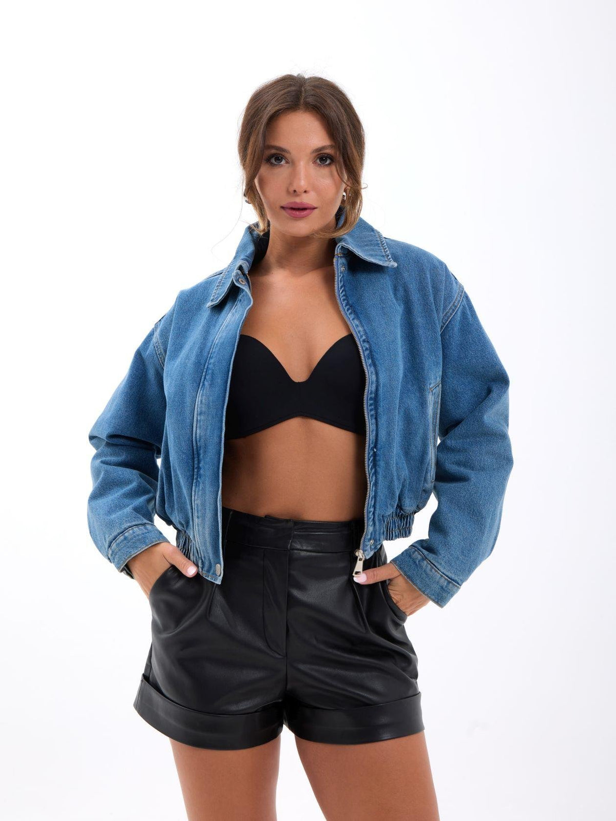 6701 Jeansjacke – Blau