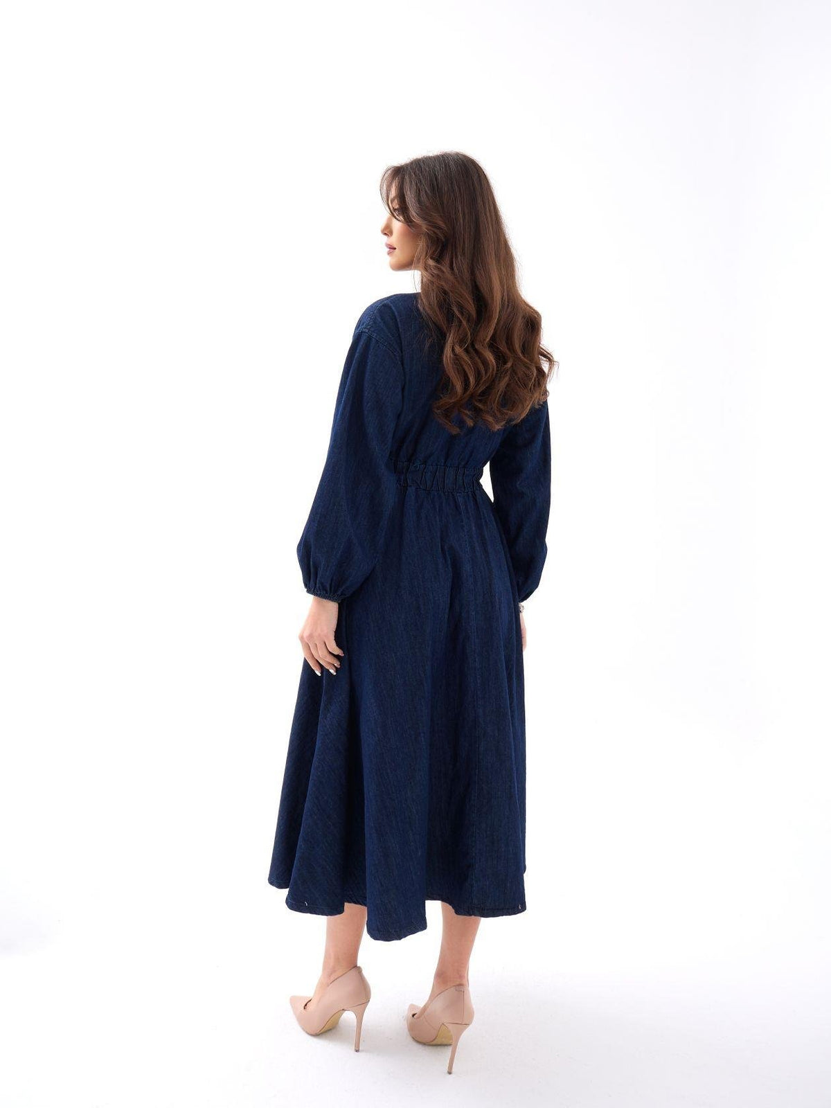 6707 Jeanskleid-Blau