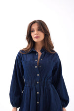 6707 Jeanskleid-Blau