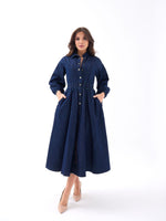 6707 Jeanskleid-Blau