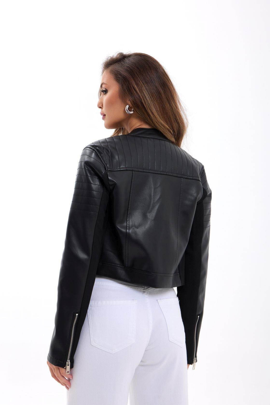 6711 LEDERJACKE-SCHWARZ