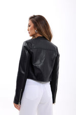 6711 LEDERJACKE-SCHWARZ