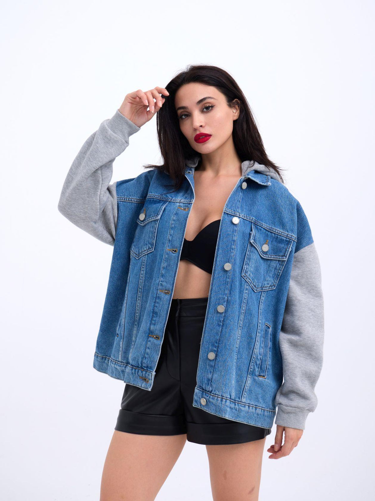 6712 Jeansjacke – Blau