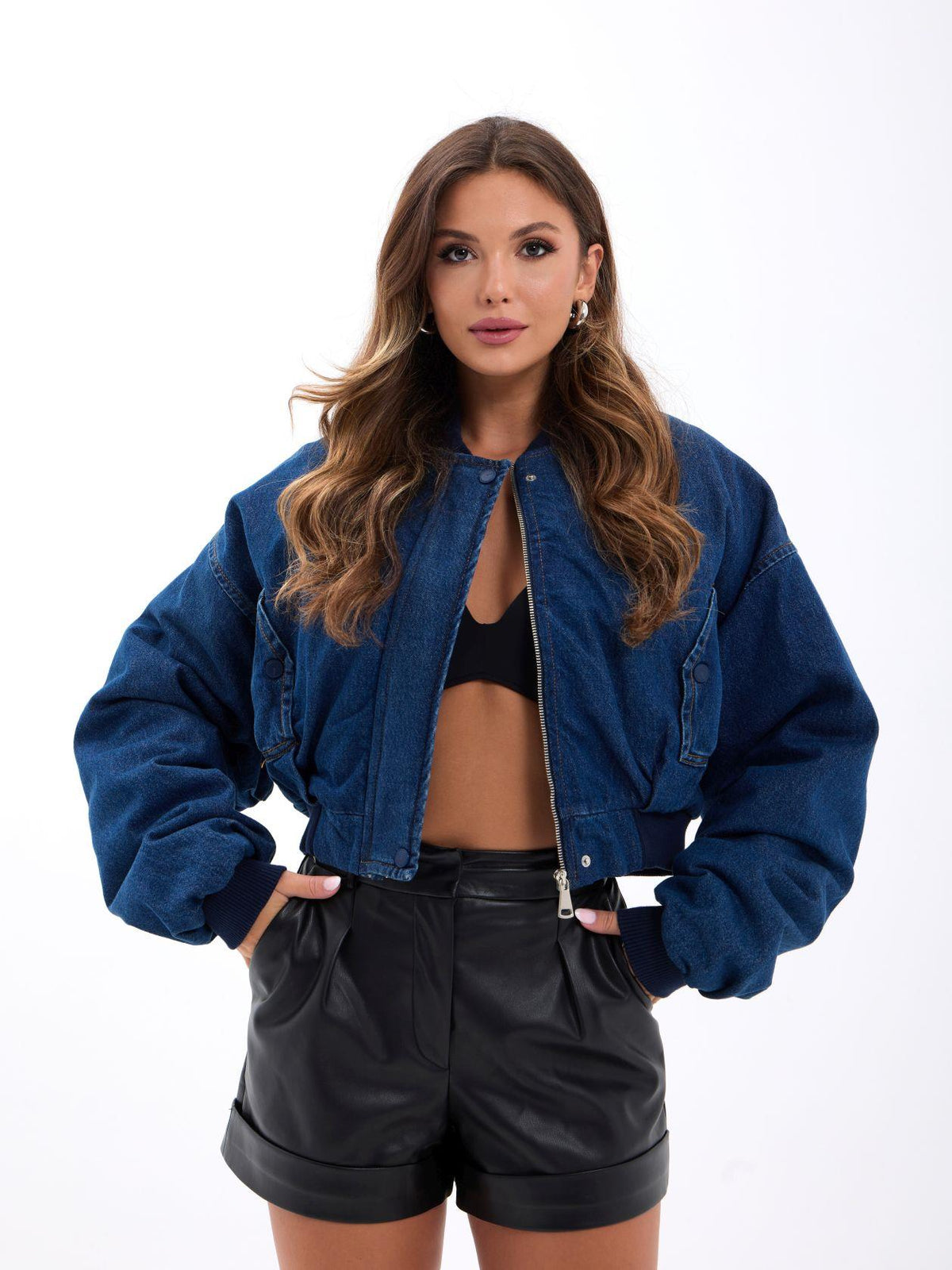 6714 Jeansjacke – Blau