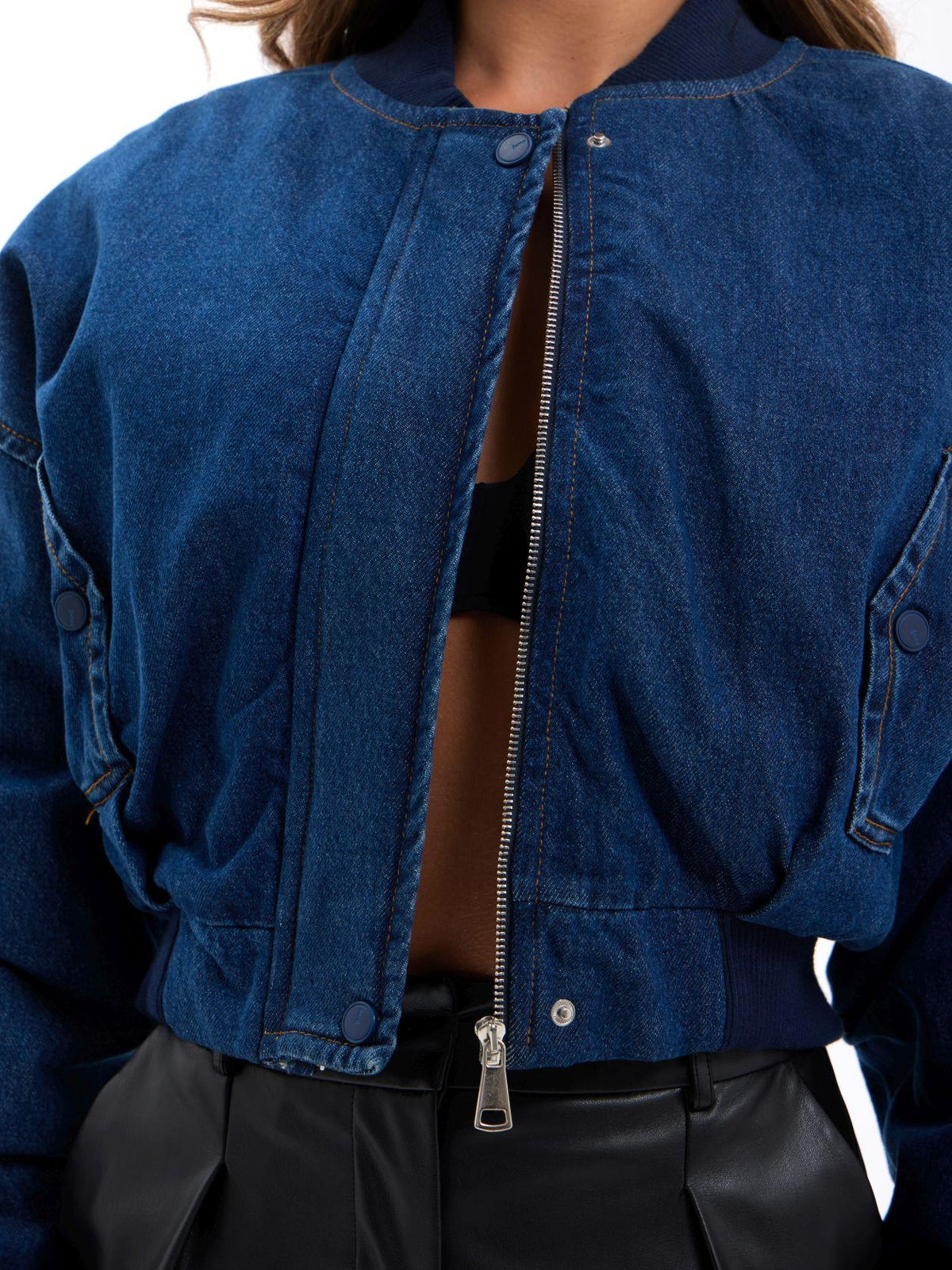 6714 Jeansjacke – Blau