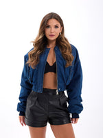 6714 Jeansjacke – Blau