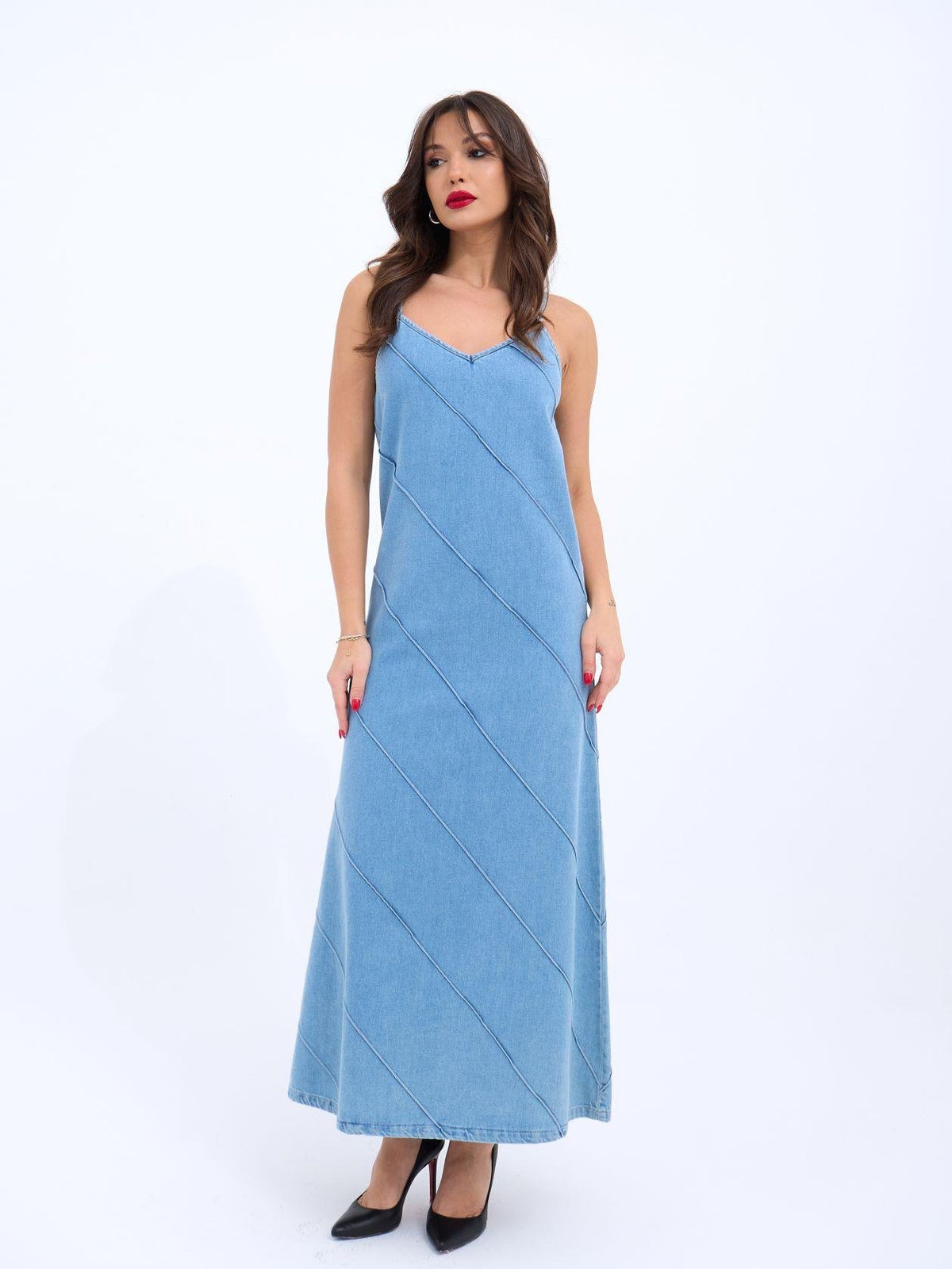 6770 Jeanskleid-Blau