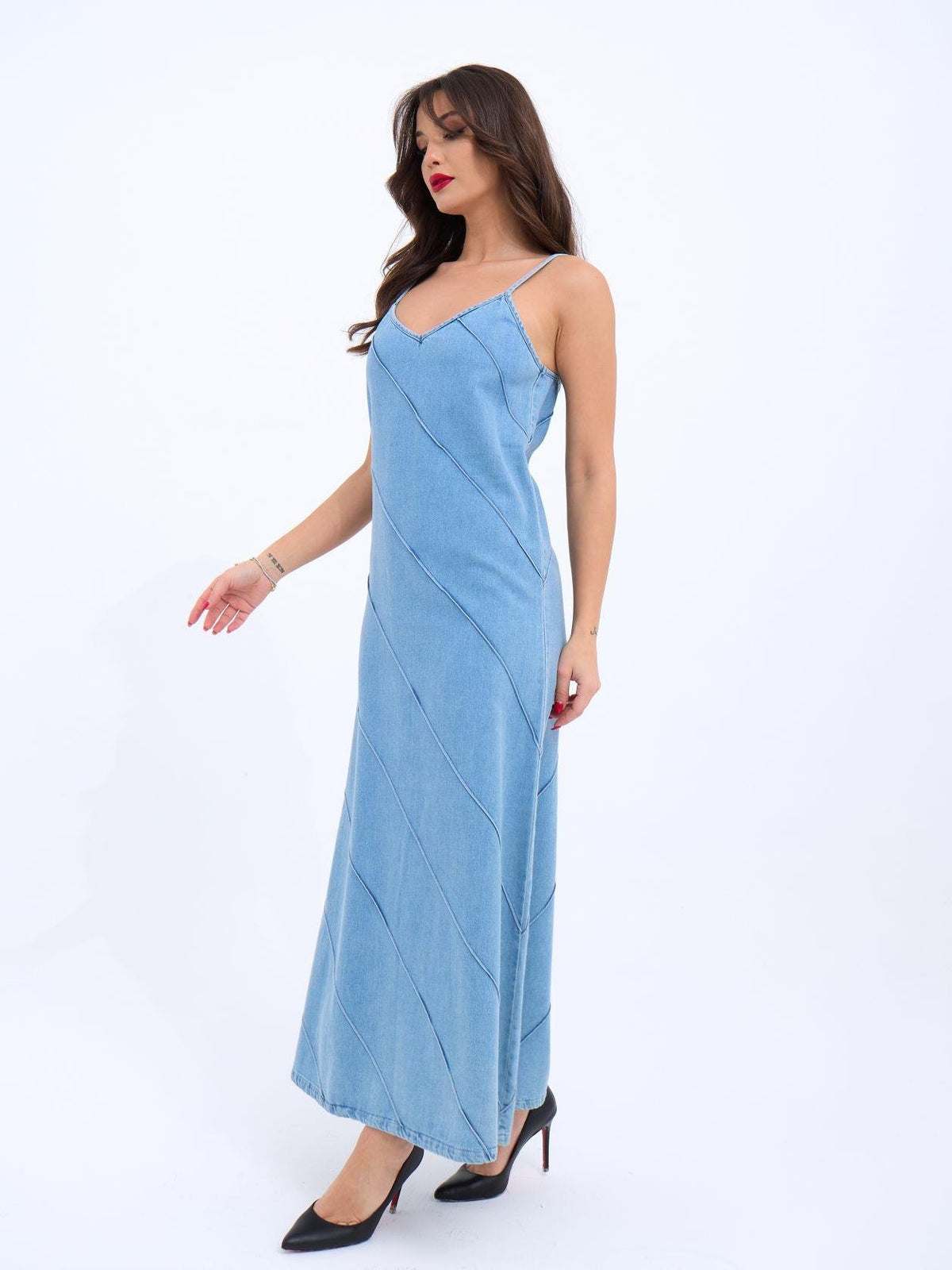 6770 Jeanskleid-Blau