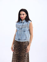 6779 KOT YELEK-MAVİ