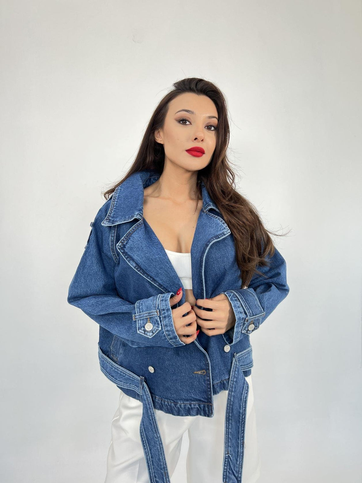 6784 Jeansjacke – Blau