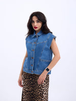 6820 Jeansweste, Blau