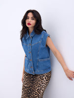 6820 Jeansweste, Blau