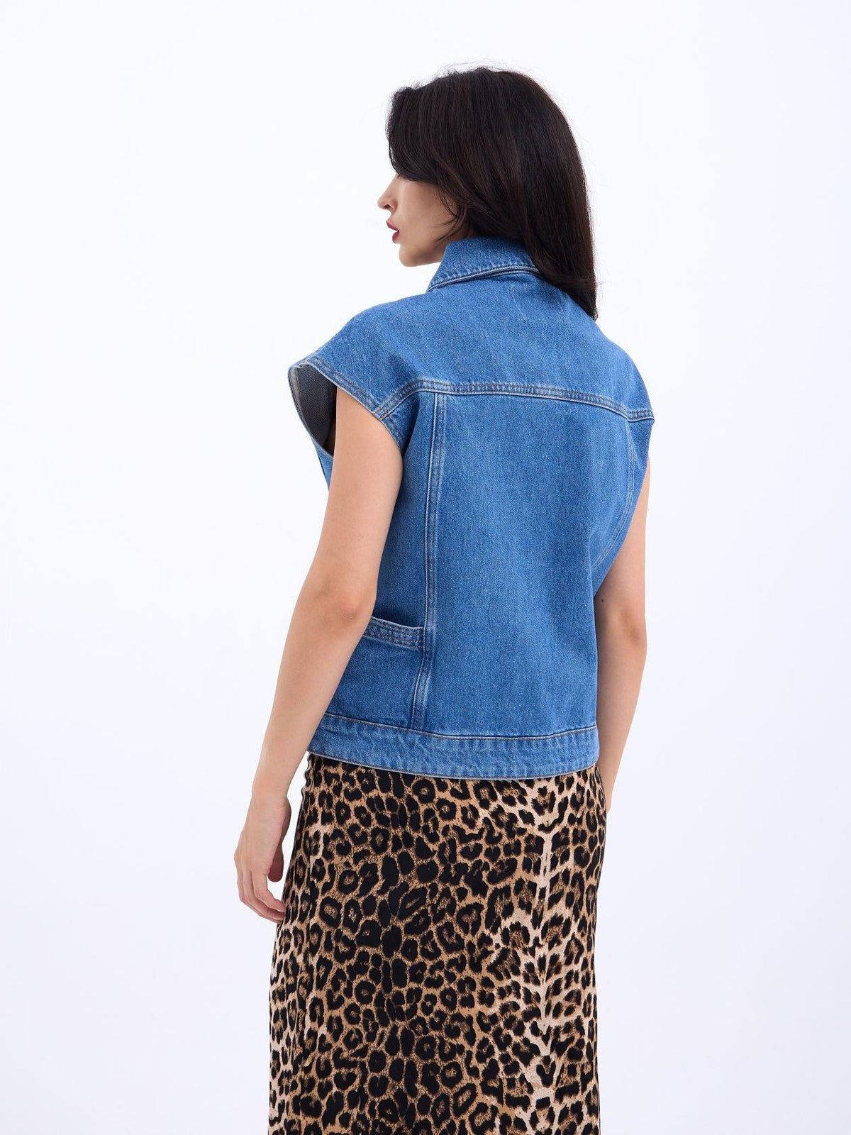 6820 Jeansweste, Blau