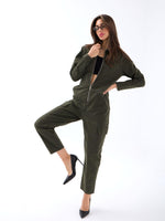 6869 JUMPSUIT-KHAKI