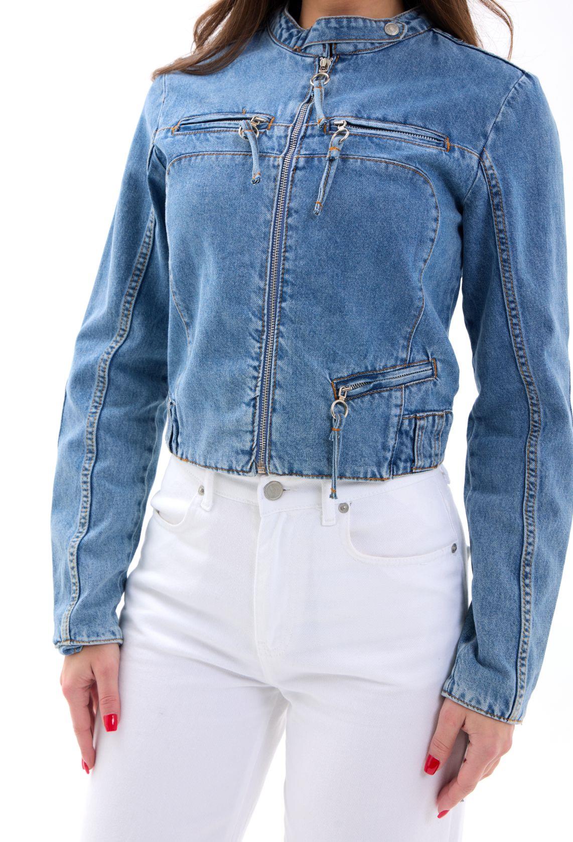 6908 Jeansjacke – Blau
