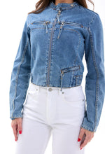 6908 Jeansjacke – Blau