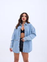 6918 Jeansjacke – Blau
