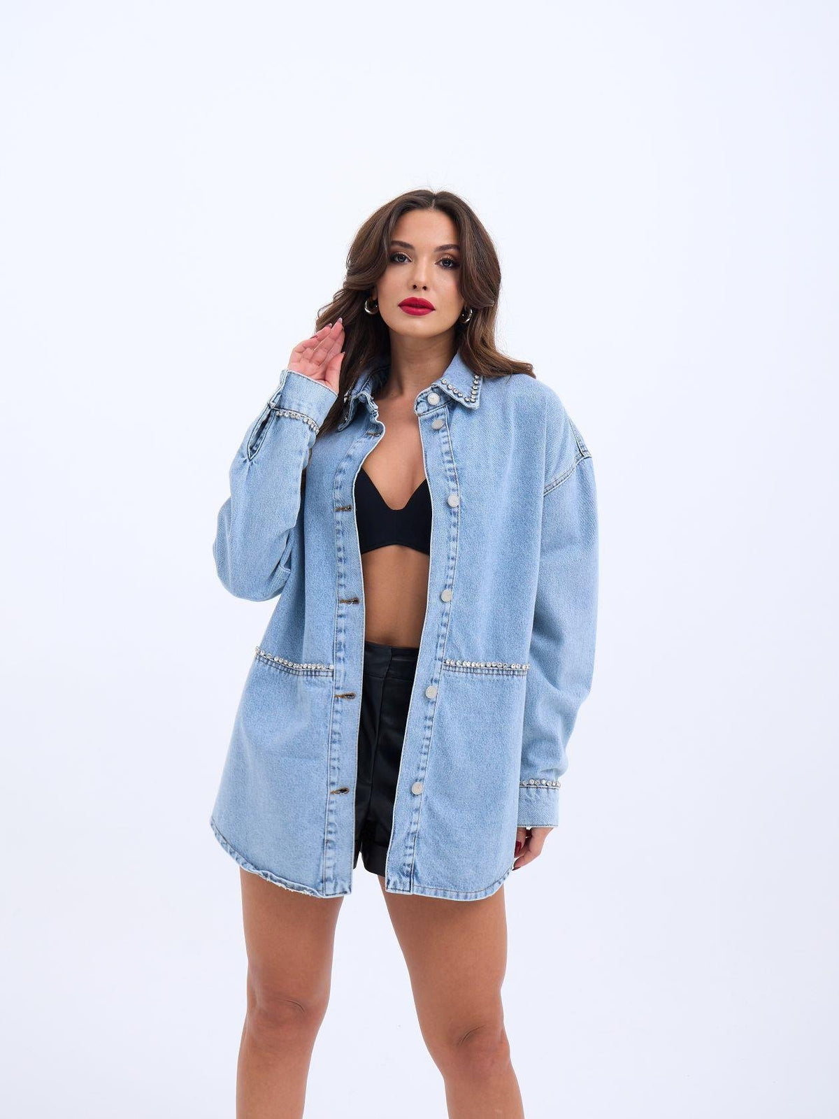 6918 Jeansjacke – Blau